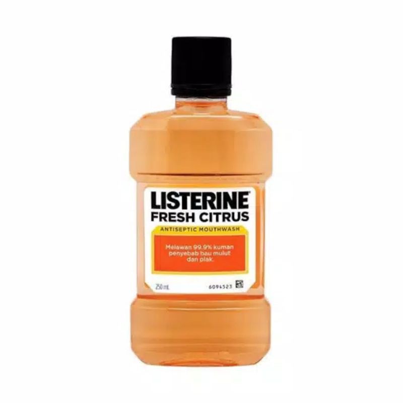 Listerin Fresh Citrus Antiseptic Mouthwash 250ml Shopee Singapore