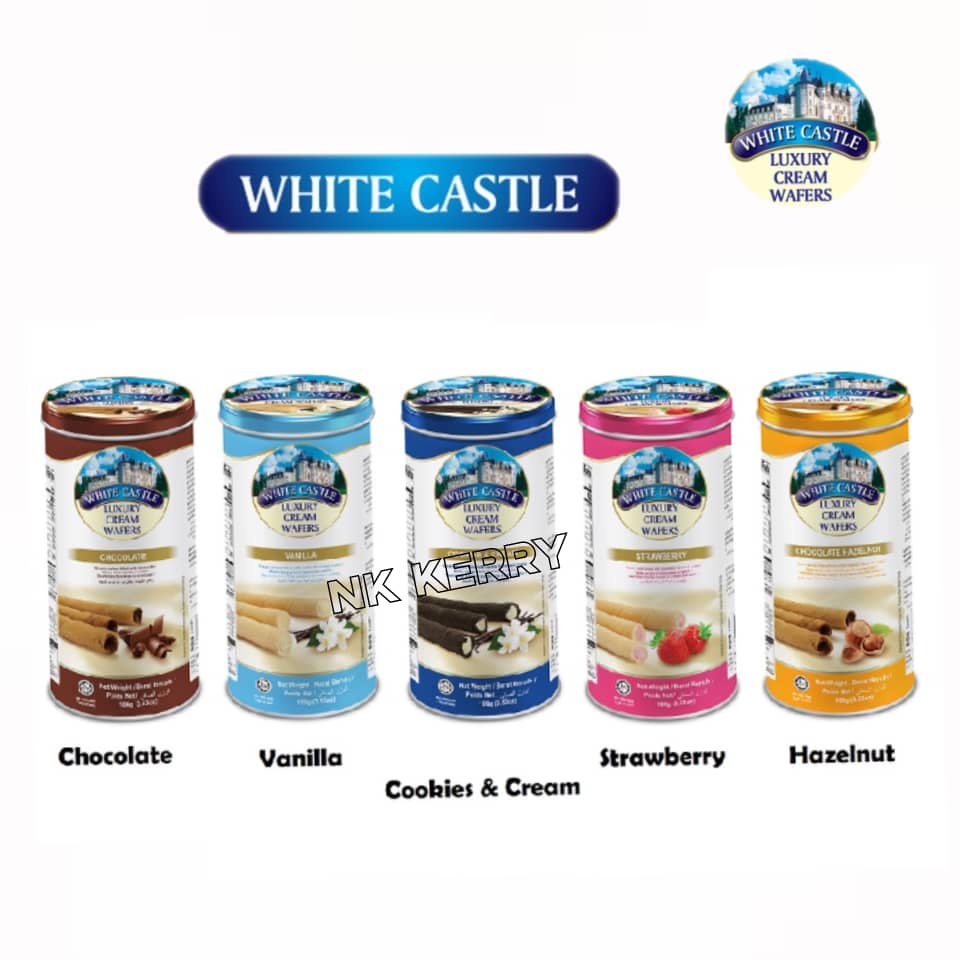 WHITE CASTLE LUXURY CREAM WAFERS ALL FLAVOUR 100G Shopee Singapore