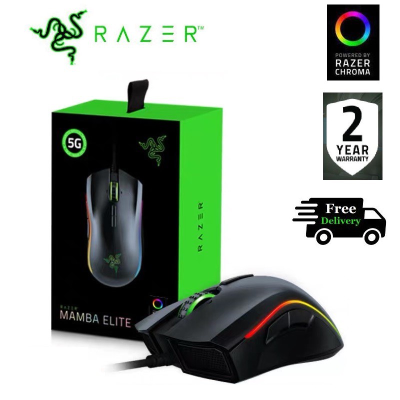 Razer Mamba Elite 5G True 16,000 DPI Optical Sensor Chroma