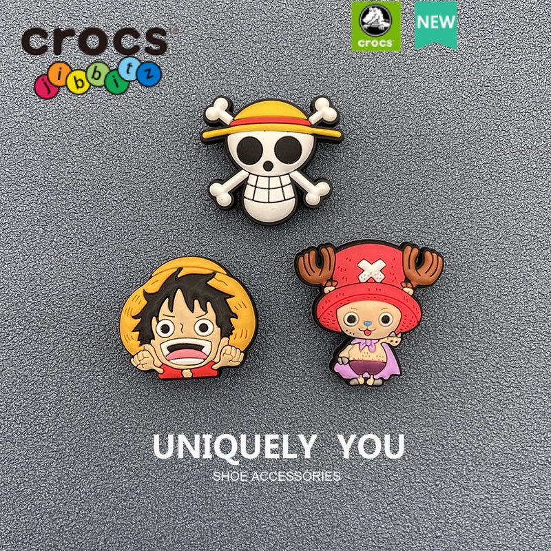Crocs/jibbitz charms One Piece Cartoon Character Crocs Accessories