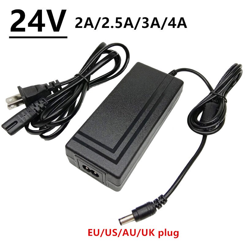 24V 2A 2.5A 3A 4A universal AC DC power adapter supply 24 volt ac/dc