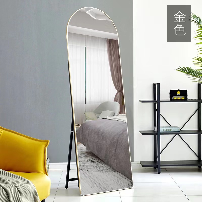Full Length Arch Type Standing Floor Mirror Wall Mount Hanging Mirror