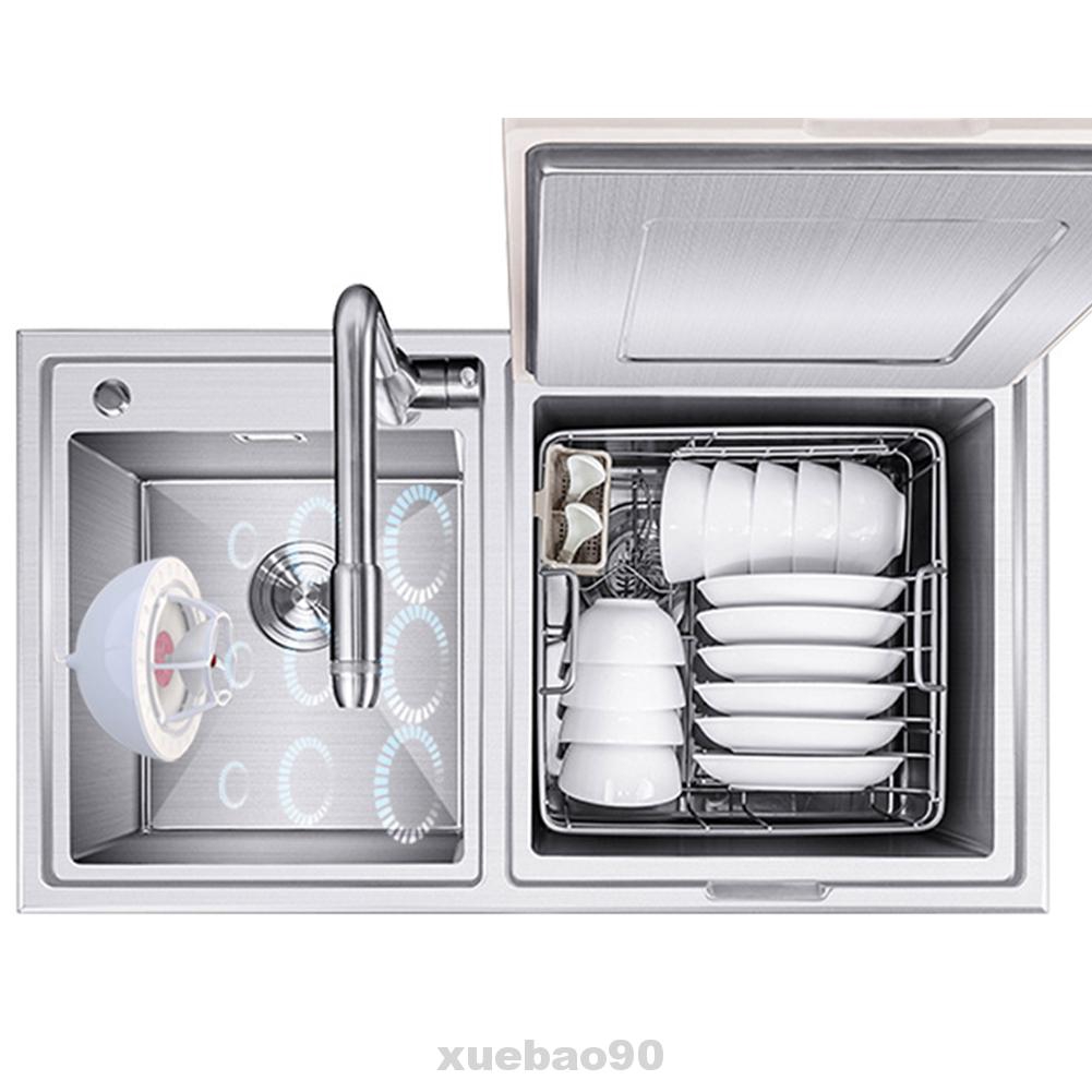 Household Electric USB Kitchen Ultrasonic Cleaning Mini Portable Washing Machine Dish Washer