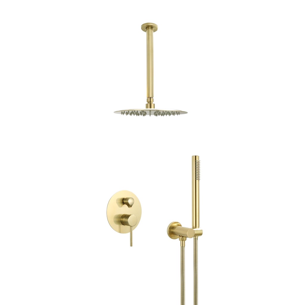 MATT GOLD CONCEALED RAIN SHOWER MIXER Shopee Singapore