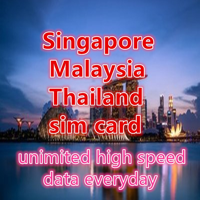 Singapore Malaysia Thailand Indonesia Cambodia Myanmar Sim card travelling sim card