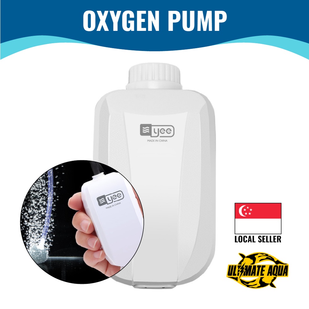 YEE Aquarium Pump For Oxygen, Fish Tank Pump With Noise Reduction