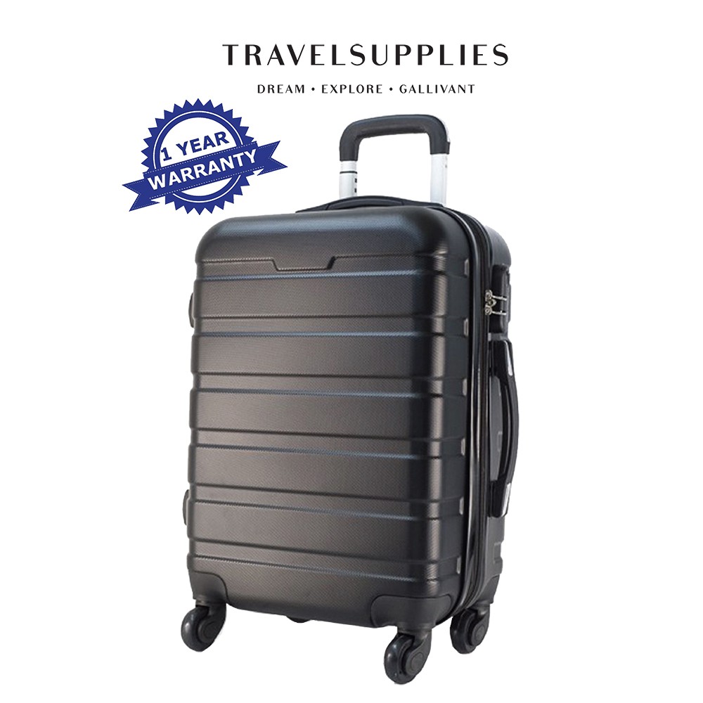 World Polo Lightweight Expandable Hard Suitcase Luggage Trolley Bag