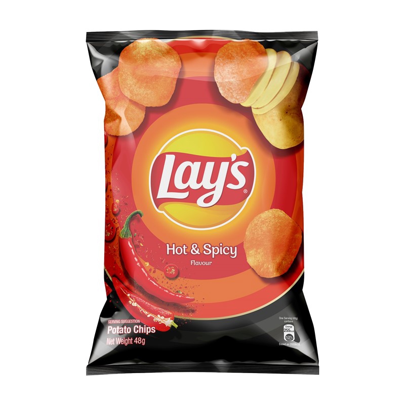 Lay's Hot & Spicy 48g DKSHSG (Halal) Shopee Singapore