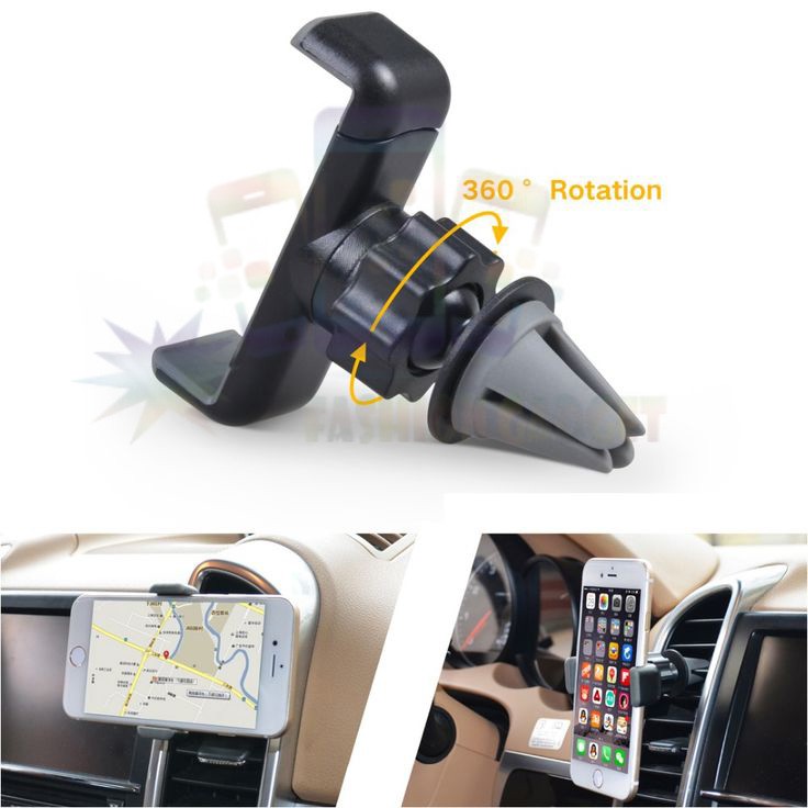 Mobile Phone Holder Clamp AC Vent Clip / Car Phone Holder / Cellphone