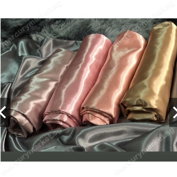 Pillow Case Bolster Case Super Soft Silky Satin Bedding 16 Colors
