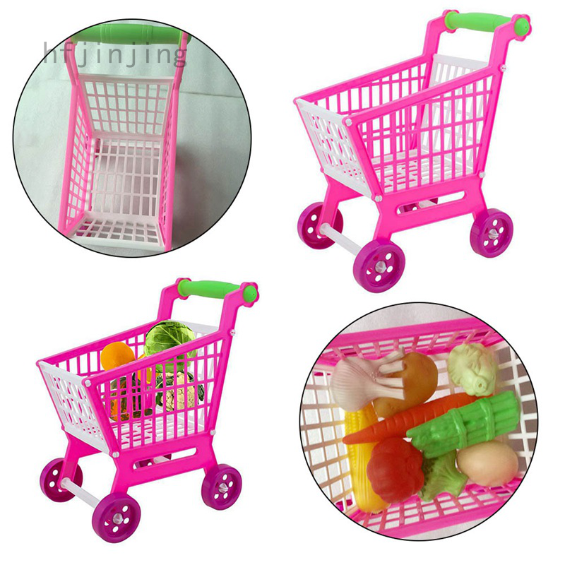 11.8" Mini Plastic Shopping Trolley Cart Kids Baby Role Play Developmental Toys Shopee Singapore