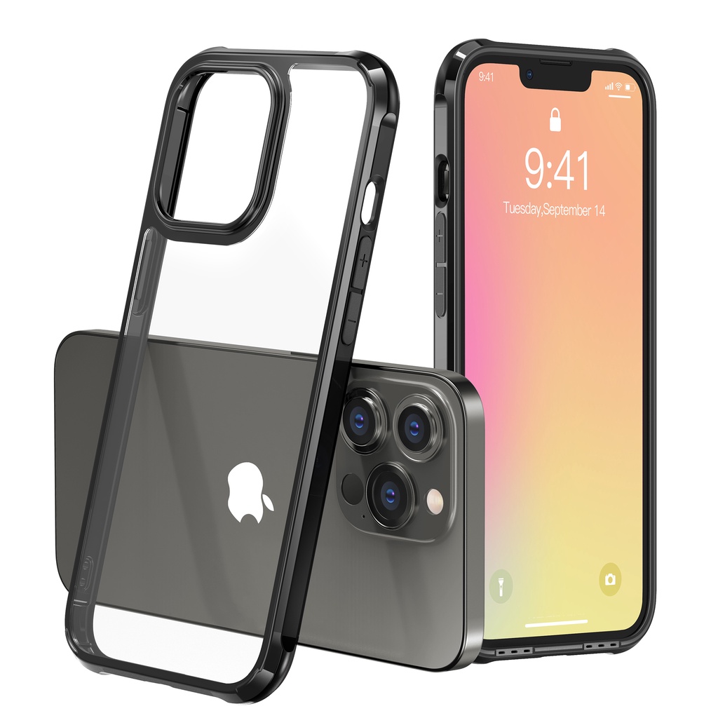 iPhone 13 12 Mini 11 Pro XS Max XR X 7 8 Plus Case High Clear Acrylic