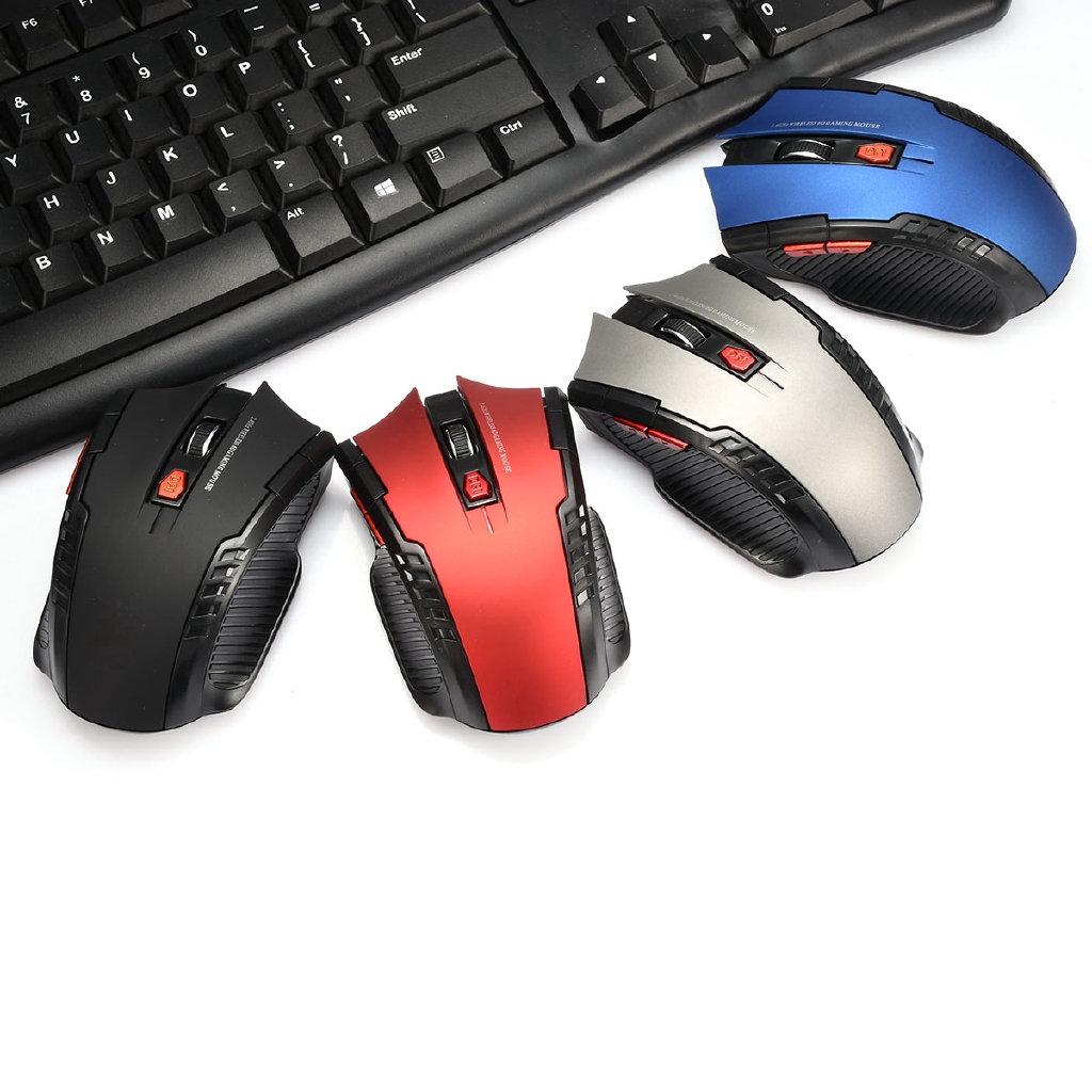 Mouse Gaming Wireless 2.4Ghz Optical Dengan Receiver USB