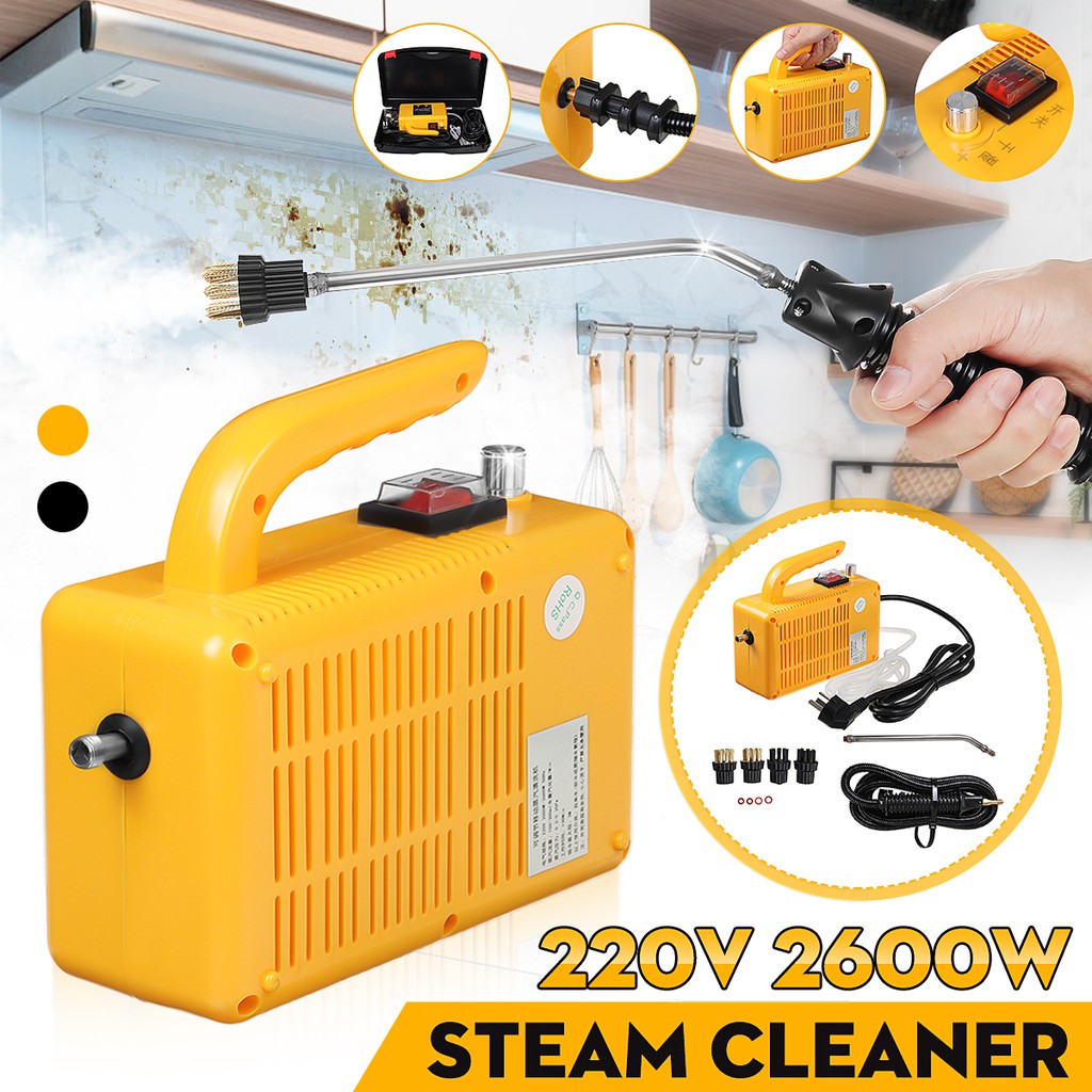 Plastic and Metal 2600W High Pressure Steam Cleaning Machine Handheld Steamer Cleaner Home 220V