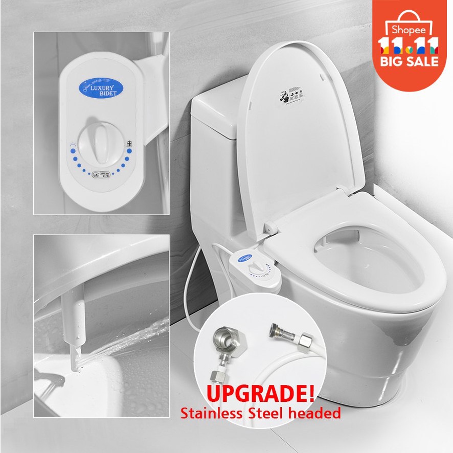 [SG Seller] Bidet Toilet Seat Attachment Self Cleaning Nozzle Fresh