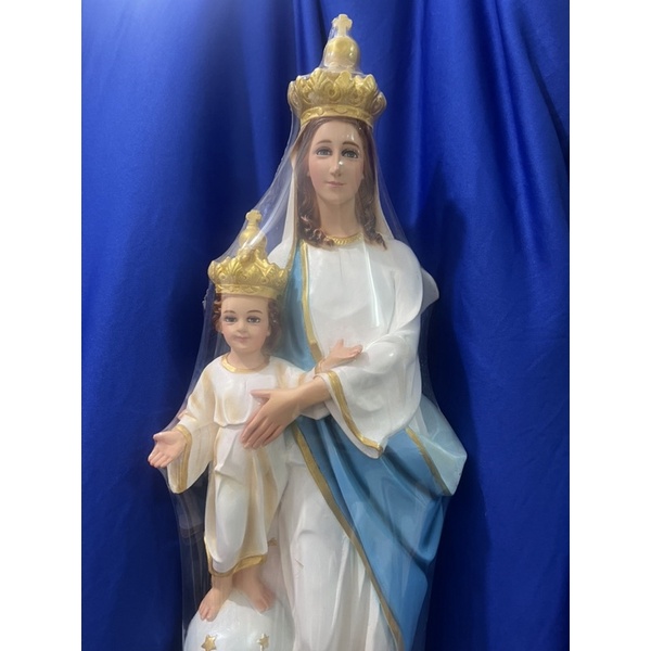 Catholic Statue Maria Statue Ancient Resonance Mother Wins 70cm High