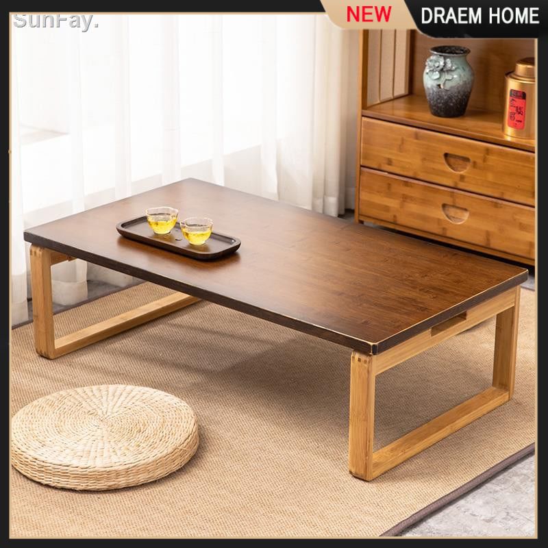 tatami table Japanese Tea sitting on the floor folding household bamboo