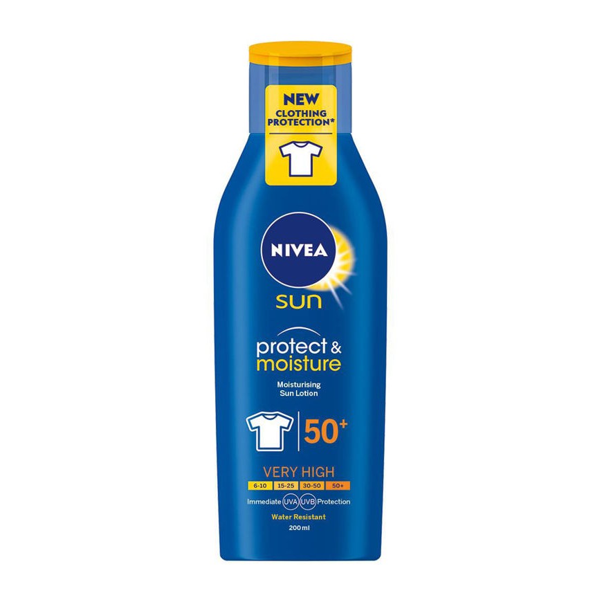 Nivea Sun protect & moisture 50 + VERY HIGH Sun Water Resistant SPF 50