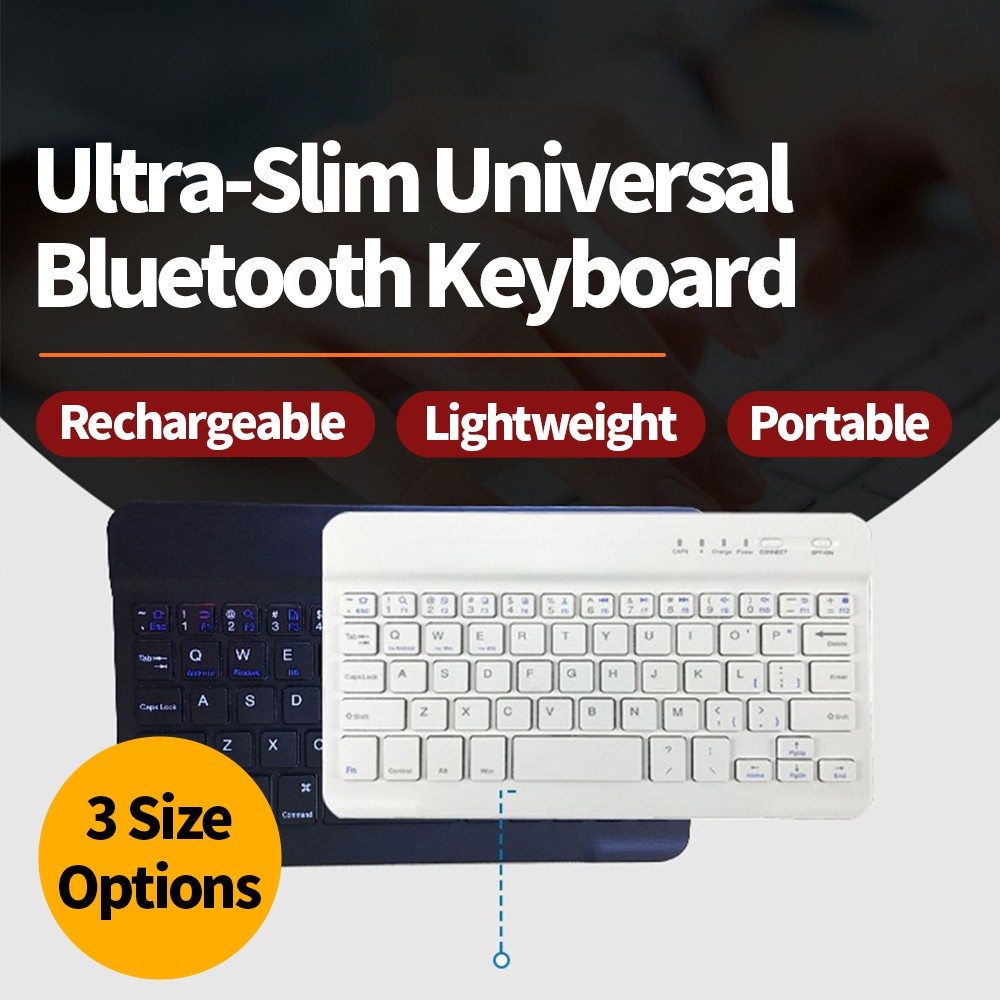 【SG】Ultra Slim Wireless Bluetooth iPad Keyboard For iPad/Sumsung Huawei