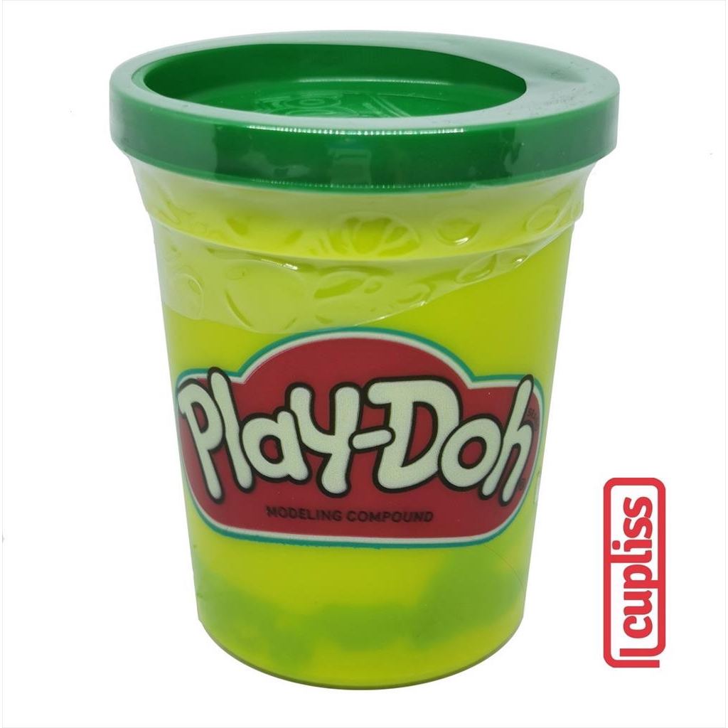 Play Doh Dough Can 4 OZ Green 112 Gr PlayDoh Original Compound Shopee