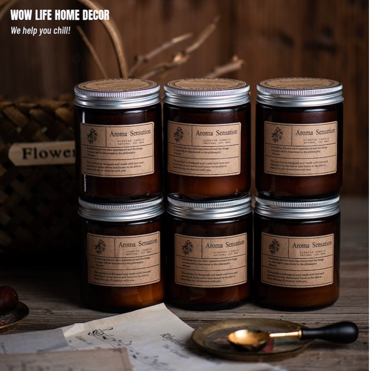 Scented Candles, Aroma Sensation,200g,7oz, 4050H burn time