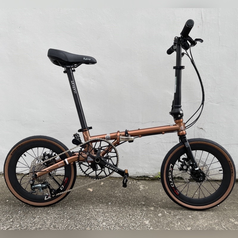 (Tiagra 10s) Fnhon Gust Disc Brake Folding Bicycle 16inch Shopee