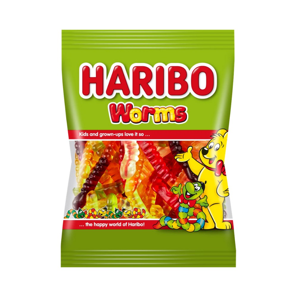 Haribo Gummy Worm (Pack) (80g x 10 Packs) Shopee Singapore