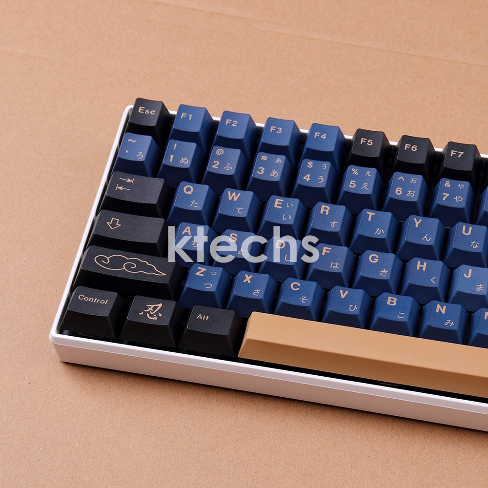 [SG Seller/Stocks] PBT Blue Samurai 129 Cherry Profile Keycaps for