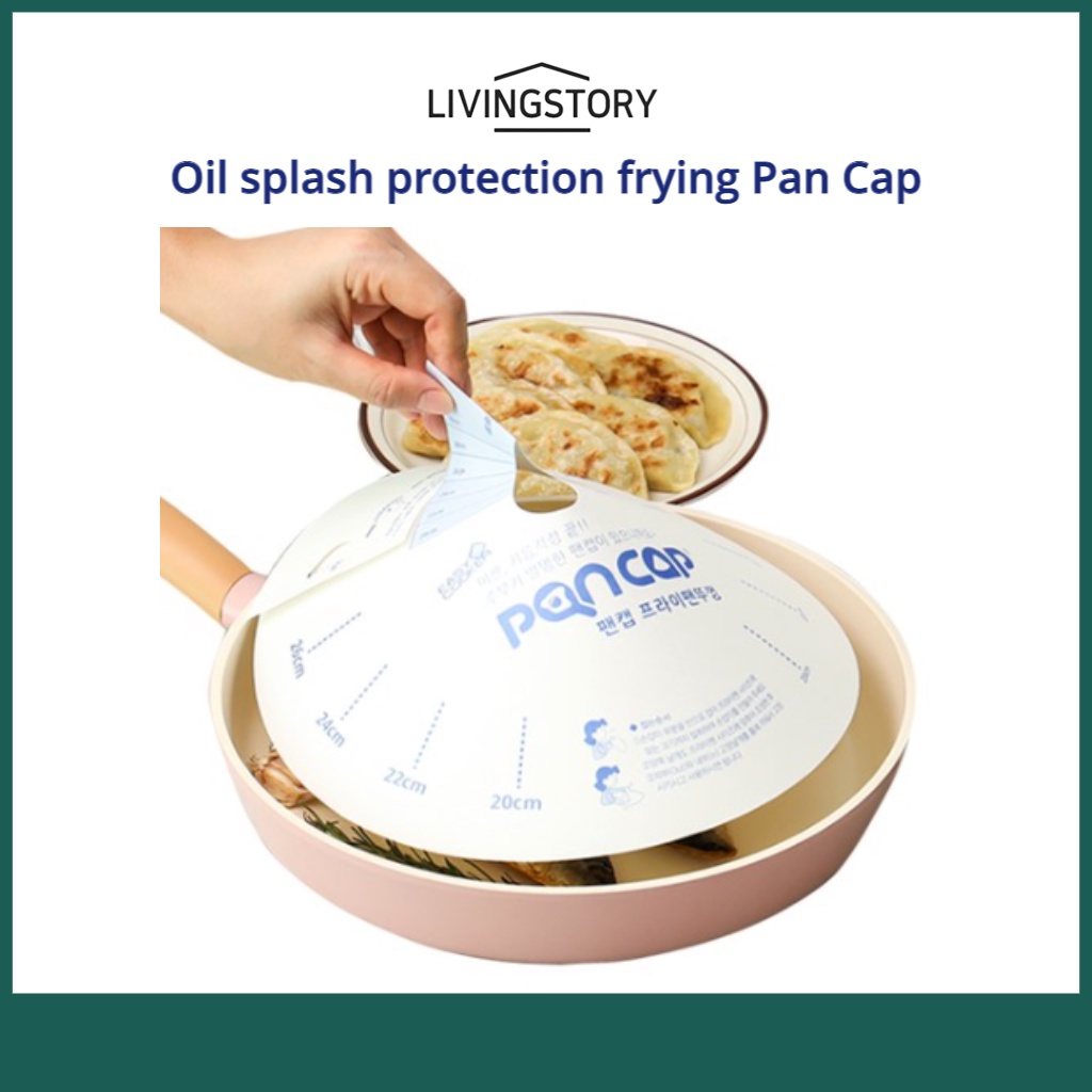 Living Story Pan cap Domestic Oil SplashProof Frying Pan Paper Cap