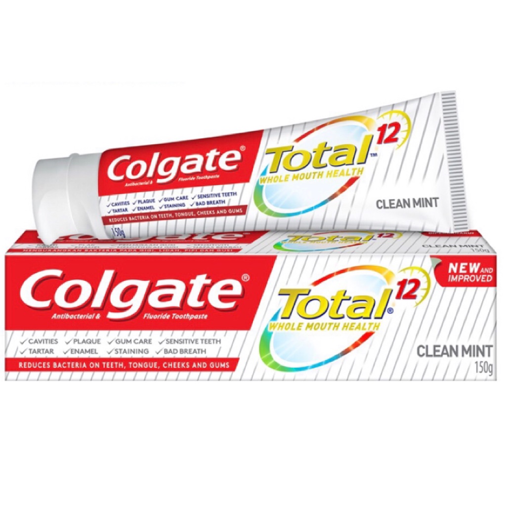 Colgate Total Clean Mint Toothpaste (150g) Shopee Singapore