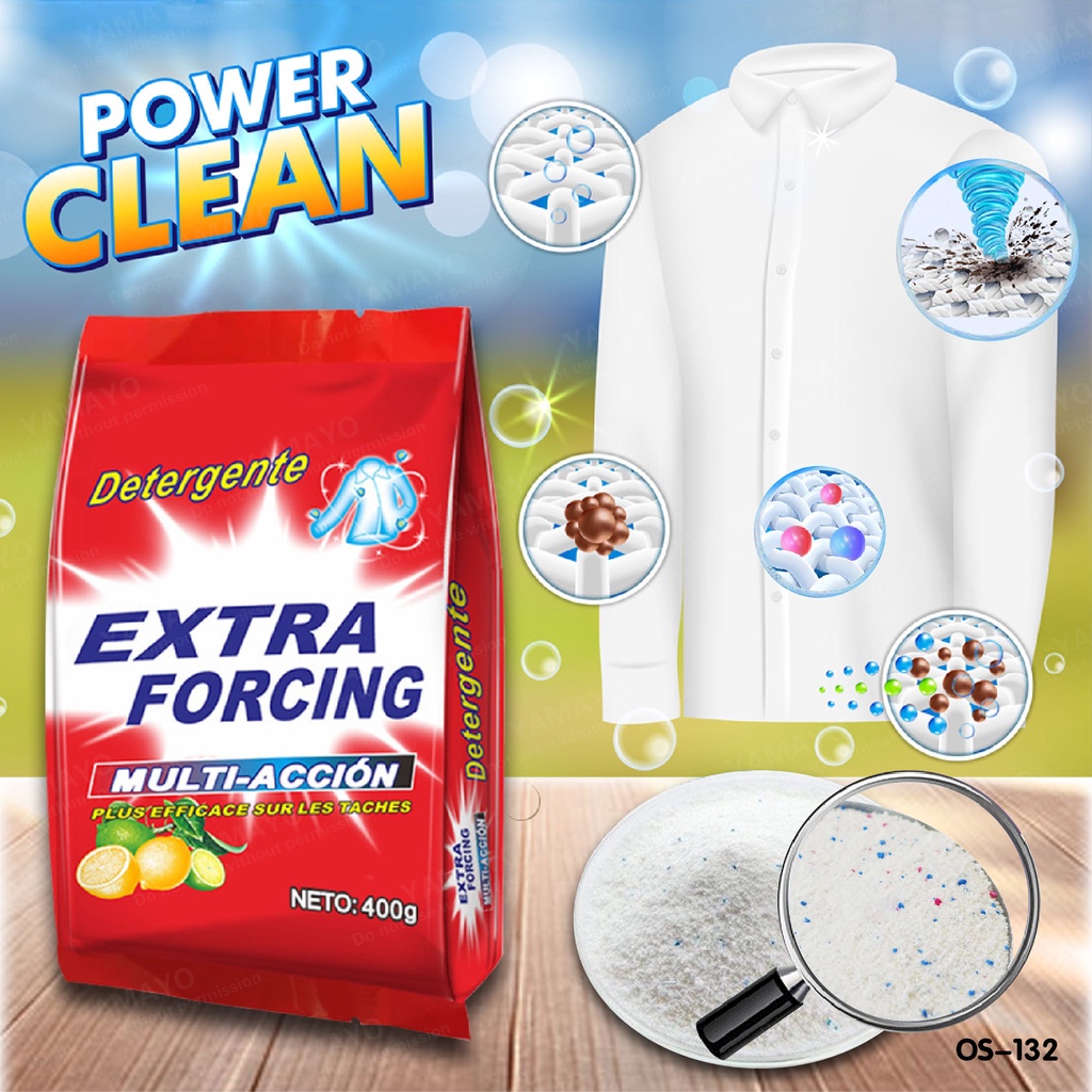 Multiaction Phosphorus Free Laundry Detergent Washing Powder 400g