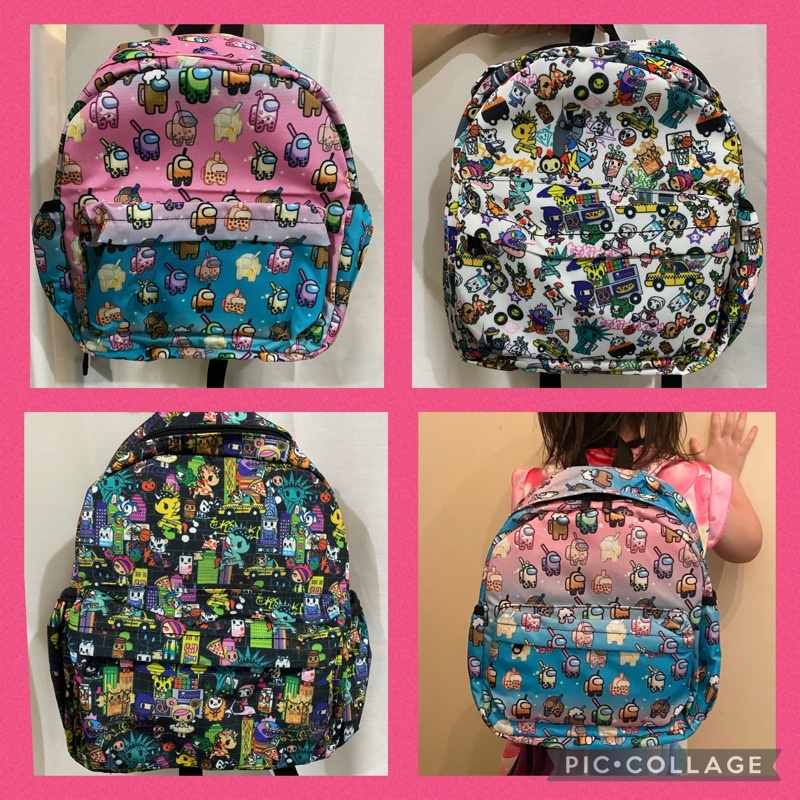 Among Us & Toki School Bag SG Ready Stock Shopee Singapore