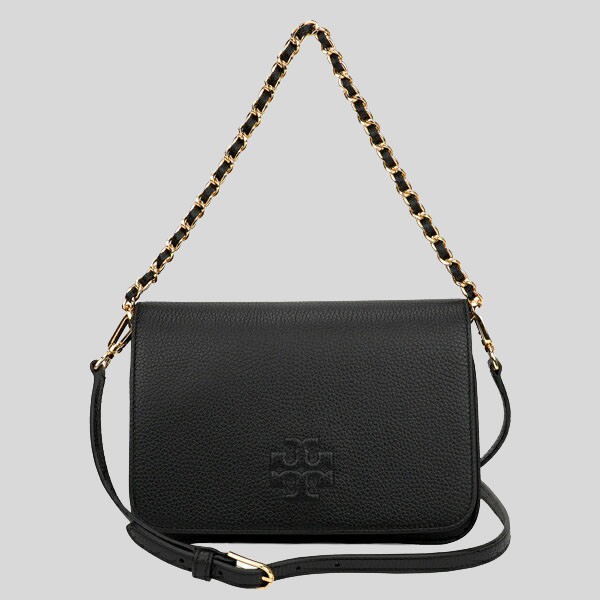 Tory Burch Thea Clutch Crossbody Bag Black 67294 Shopee Singapore