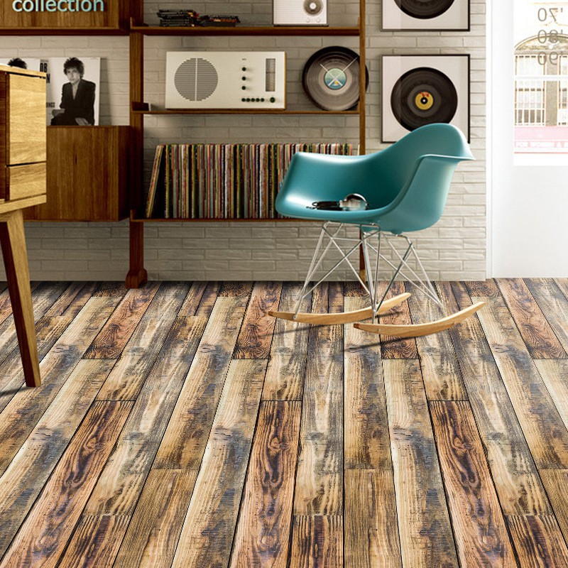 Sticky Paper To Cover Furniture / 20x500cm Wood Grain Pvc Stickers