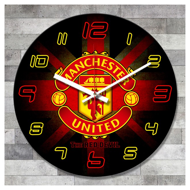 Manchester United Wall Clock 40cm Shopee Singapore