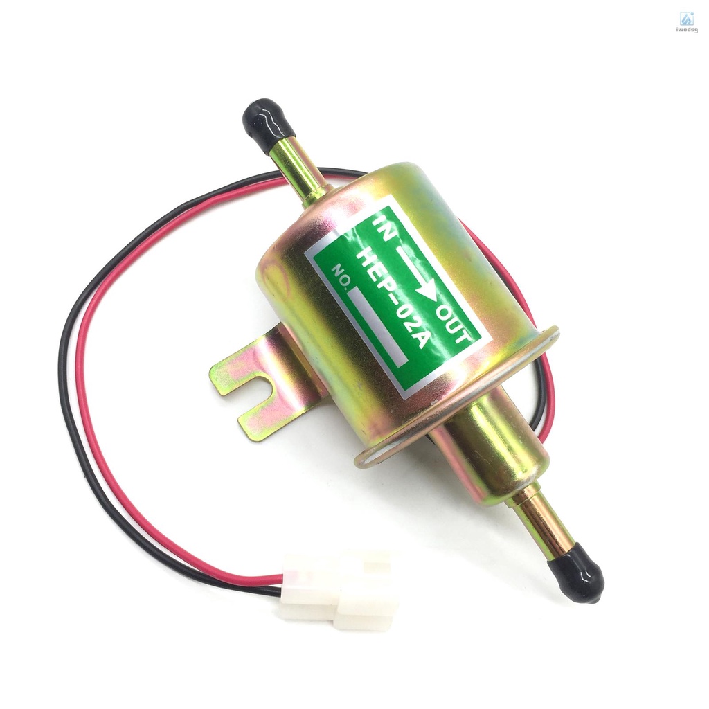 Iwodsg Inline Fuel Pump 12v Electric Transfer Universal Low Pressure