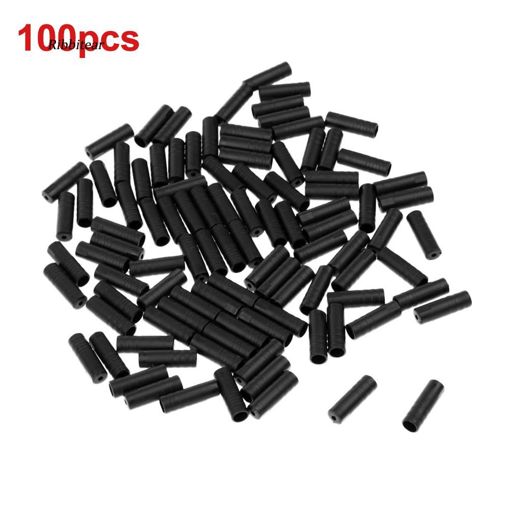 RIB 100Pcs 4mm Mountain Road Bike Bicycle Shift Cable End Caps Housing