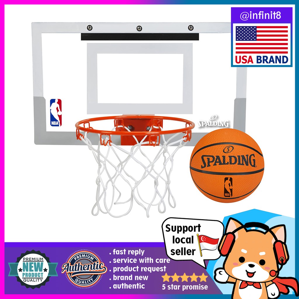 SPALDING NBA Arena Slam 180 Degrees Backboard And Rim For