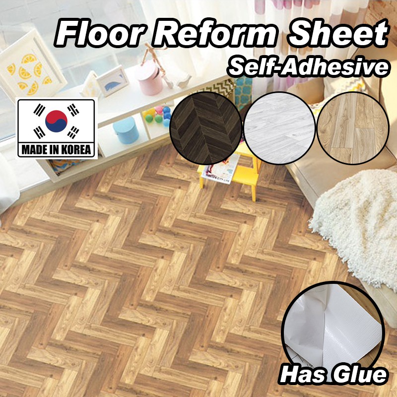 [Lovehouse226] Korean Floor Panel pattern Sticker Floor sheet Home