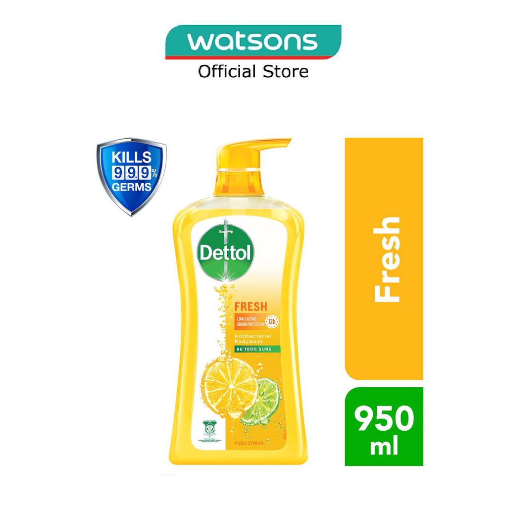 DETTOL AntiBacterial Body Wash Fresh 950ml Shopee Singapore