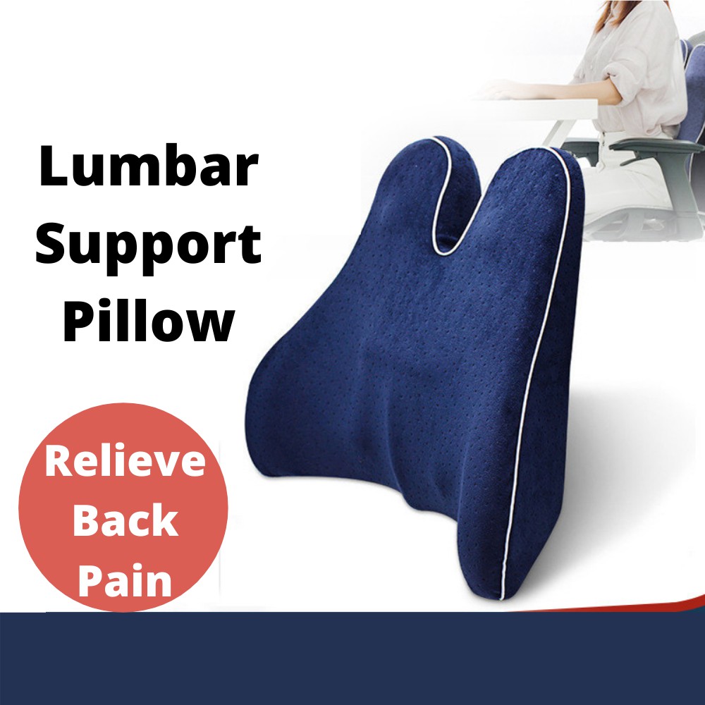 【SG】Lumbar Support Pillow for Office Chair Memory Foam Ergonomic