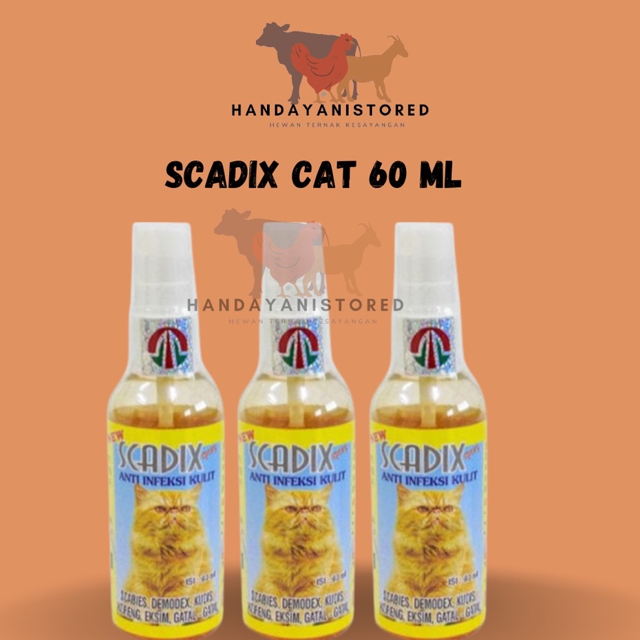 Scadix Paint 60 Ml Medicine Cat Skin Infection Shopee