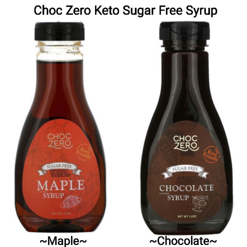 ChocZero, KETO Maple / Chocolate Syrup Shopee Singapore