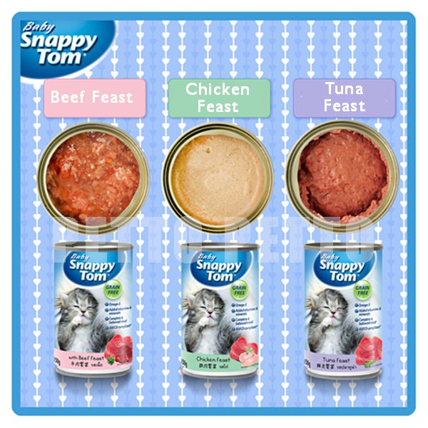 150Gm Baby Snappy Tom, Cat Wet Food, According To kitten / kitten