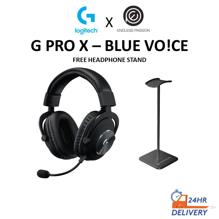 Logitech G PRO X Gaming Headset, OverEar/DTS Headphones For Esports Gaming, PC/PS/Xbox/VR