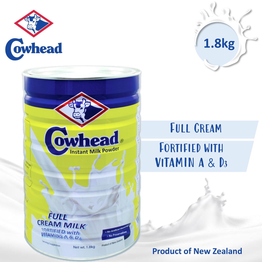 Cowhead Full Cream Milk Powder 900g Shopee Singapore