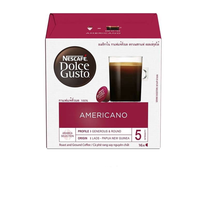 NESCAFÉ® Dolce Gusto® Americano Coffee Capsules 16 Servings Shopee Singapore