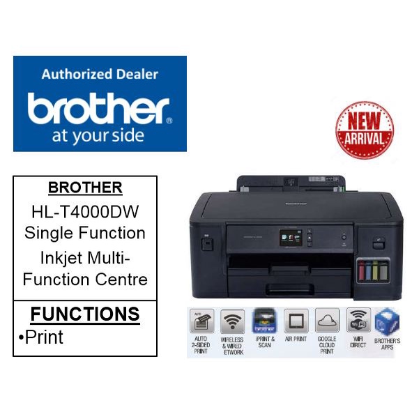 Brother HLT4000DW Ink Tank Printer A3 Colour Printer t4000 T4000dw Brother Printer