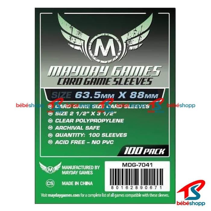 Card Sleeves 63.5x88 mm Standard Mtg Board Game Sleeves Mayday