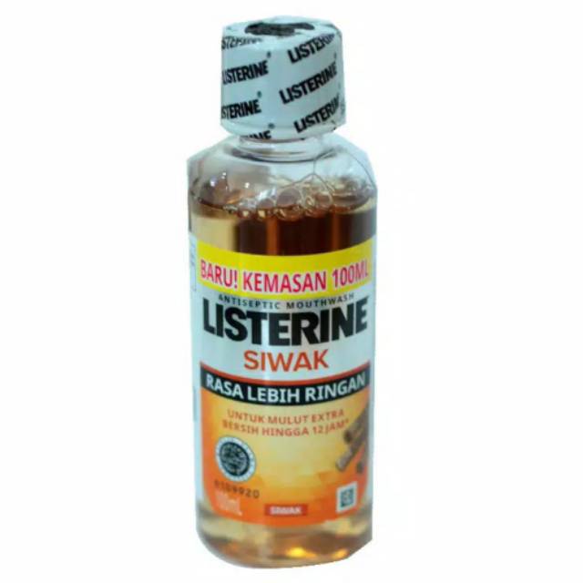 Listerine siwak antiseptic mouthwash 100 ml Shopee Singapore
